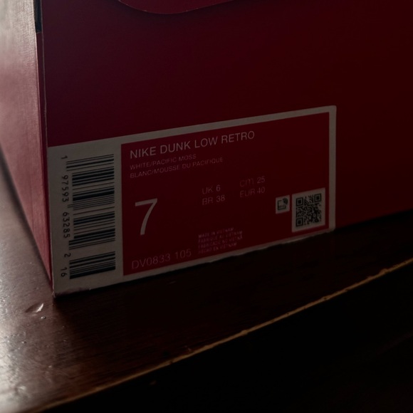 Nike Dunk Low Retro Sneakers in white and khaki - Picture 7 of 7